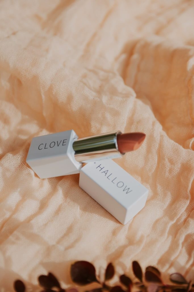 Clove and Hallow Lipstick - Beauty Branding Photos