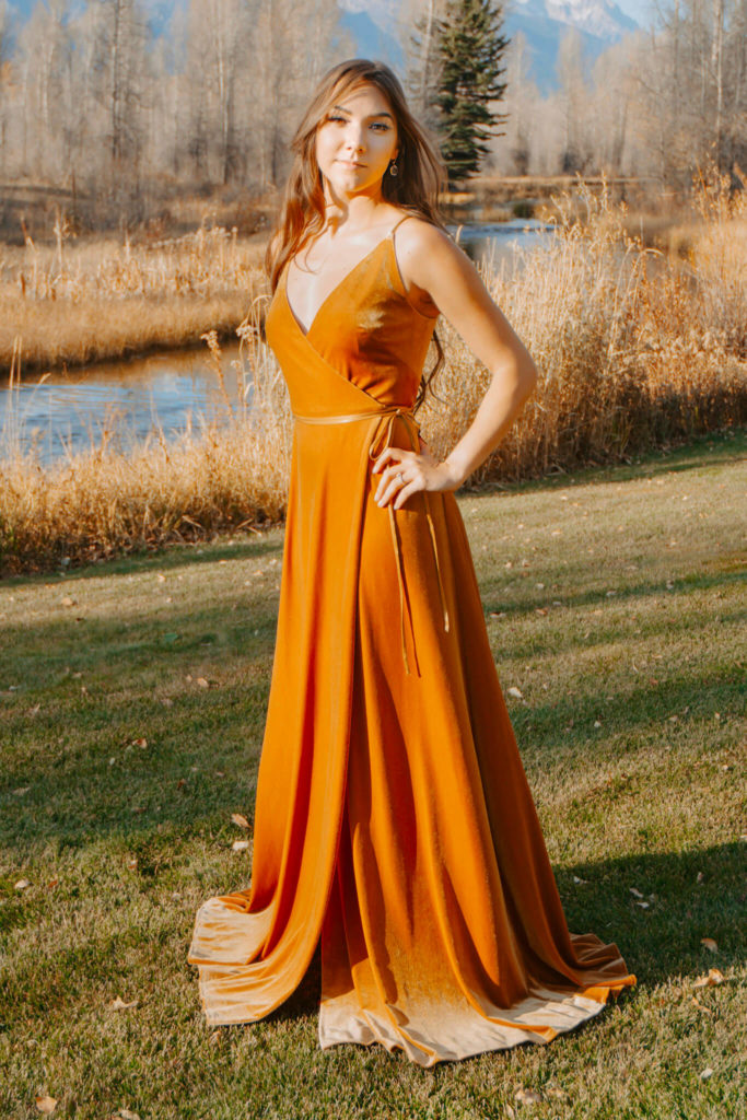 Bridesmaid Dress for Fall Elopement or Wedding