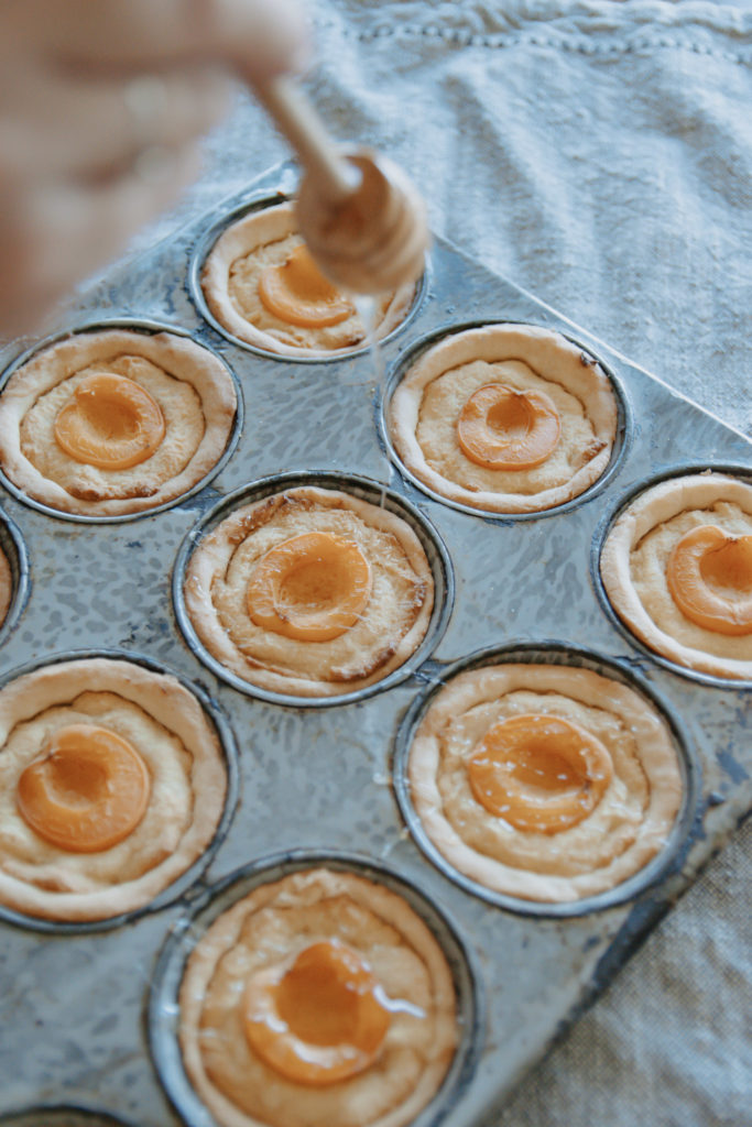 Apricot Tartlets Close Up - Recipe Photos for Blogger
