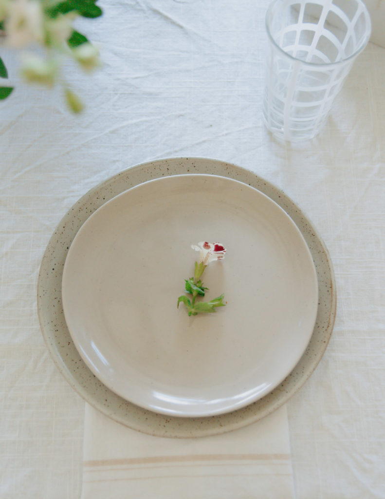 Simple Tablewear during Food Blog Photoshoot