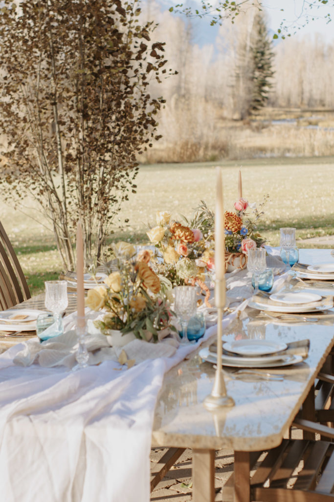 Fall Intimate Wedding - Tablescape