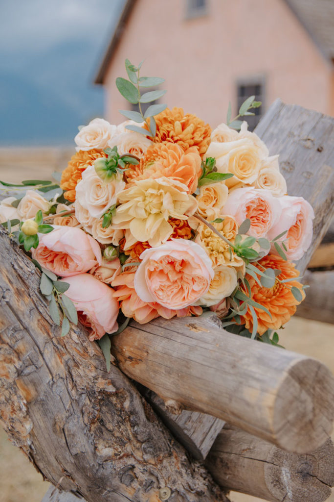 Fall Florals for Wyoming Wedding