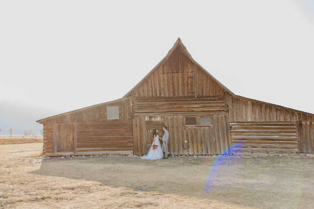 Sunny Barn Photo from Destination Elopement