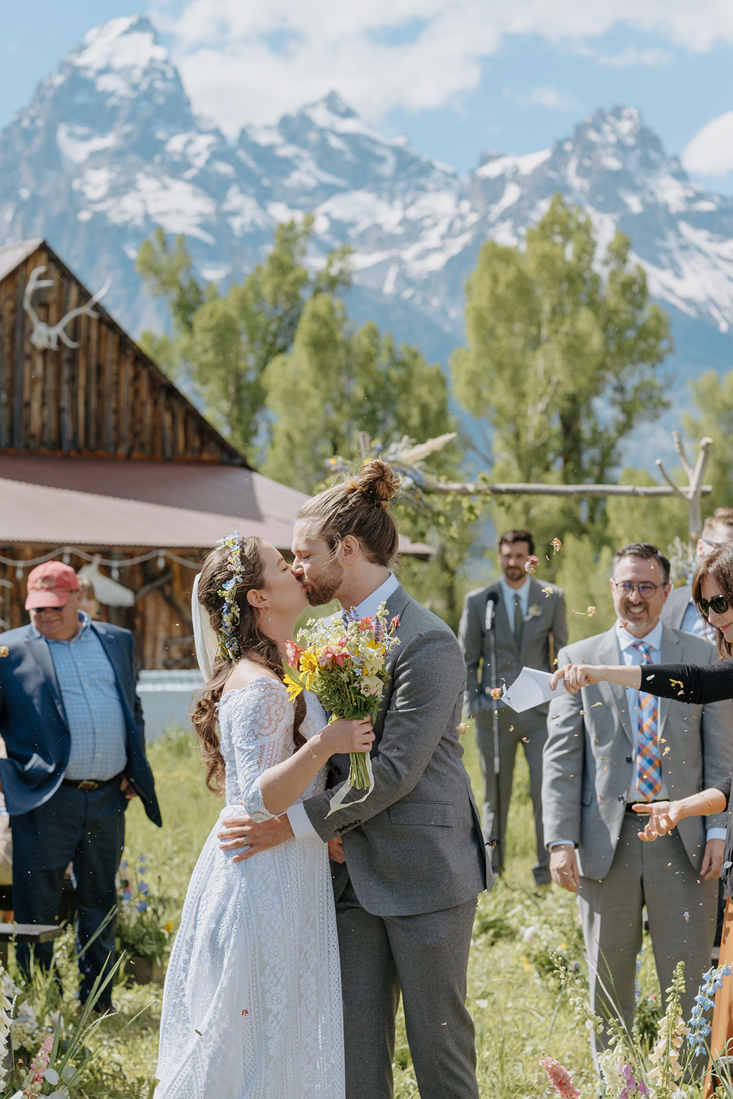 wedding at McReynolds cabin