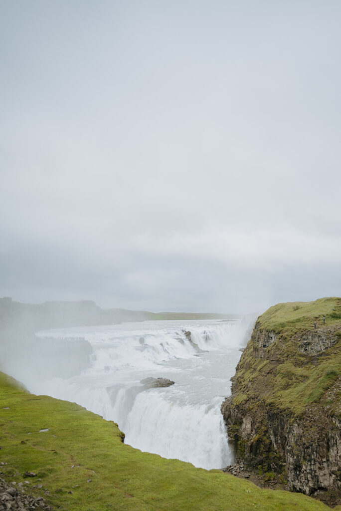 Golden Circle Water Fall in Iceland 