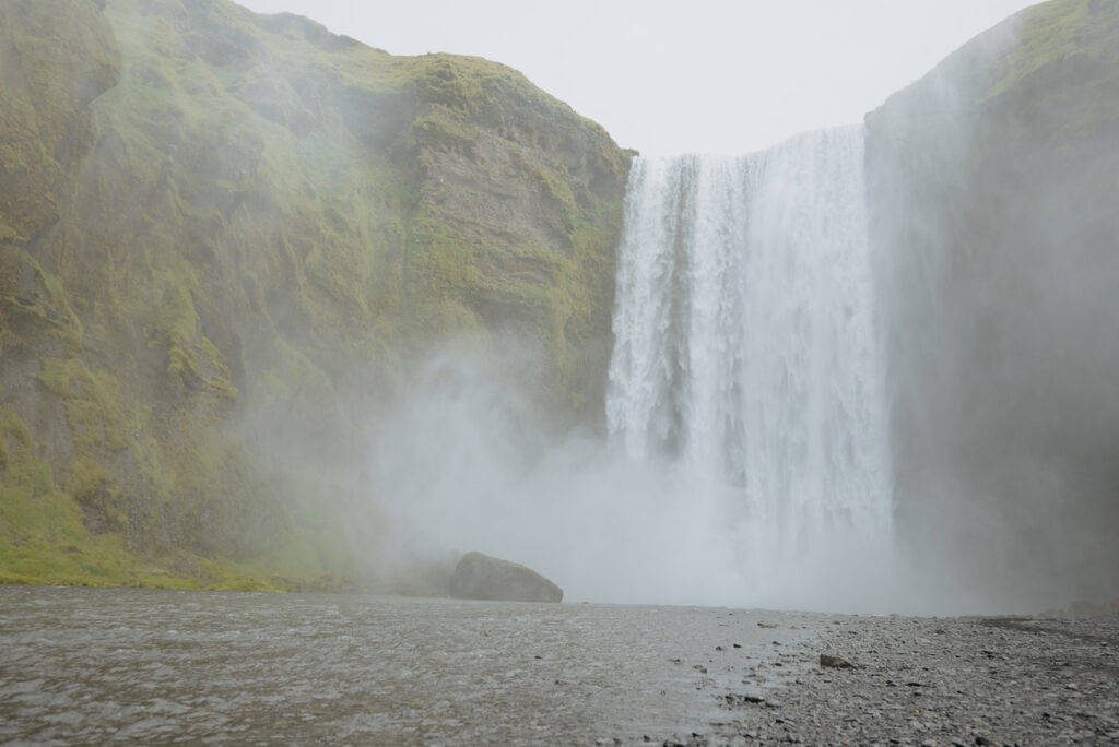 skogafoss waterfall in Iceland