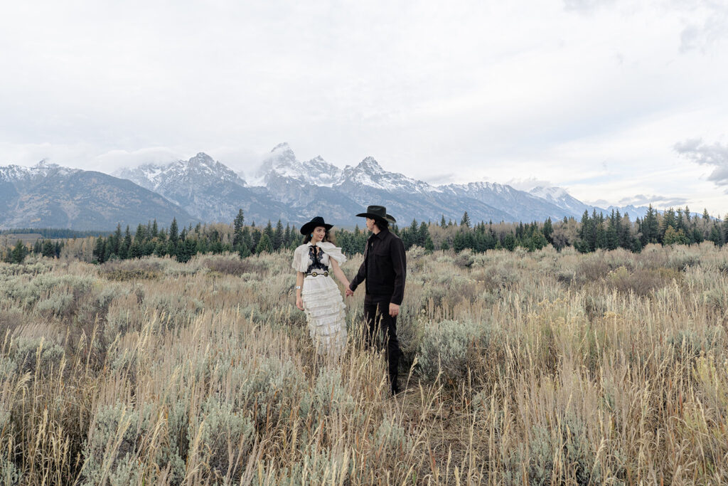 Couples Portrait Session IN grand Teton National Park 