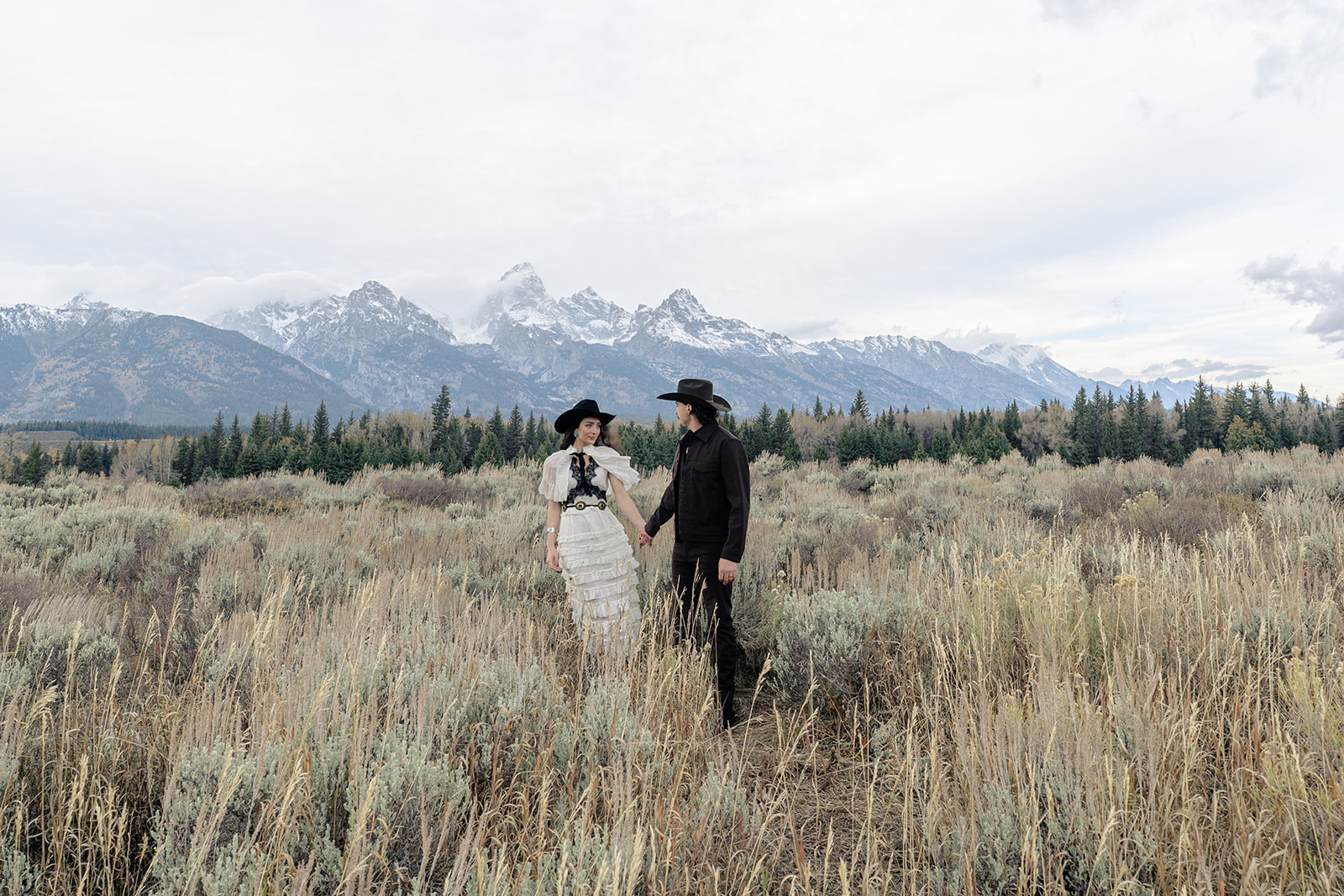 Couples Portrait Session IN grand Teton National Park